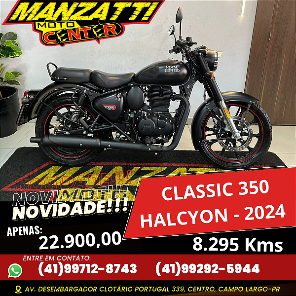 Royal Enfield Classic 350 ABS Halcyon Black 2024