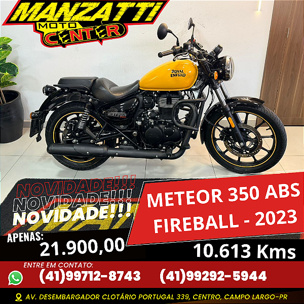 Moto Royal Enfield Meteor 350 ABS Fireball Amarela