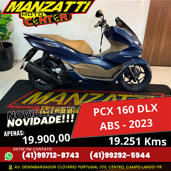 Moto Honda PCX 160 DLX ABS Azul 2023