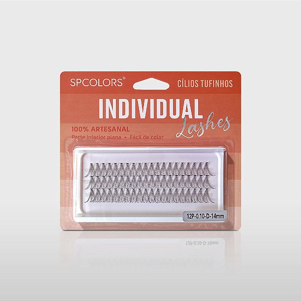 BOX CÍLIOS TUFINHO INDIVIDUAL LASHES C15 - 14MM