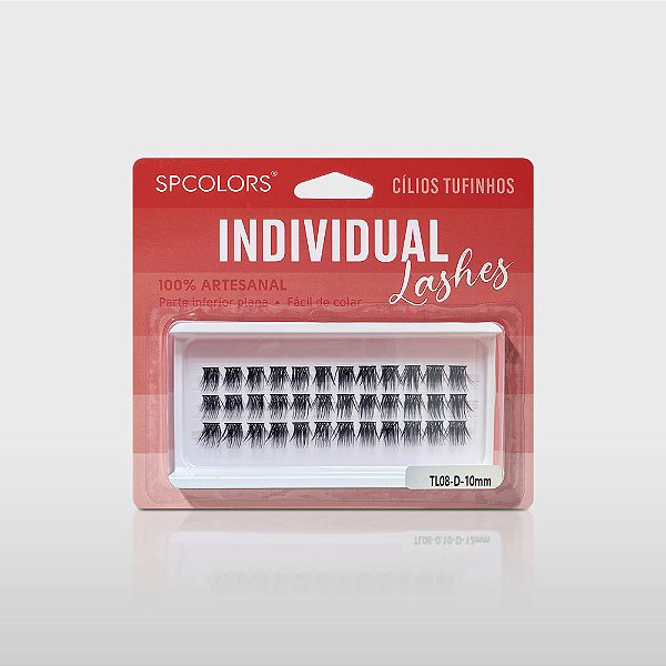 BOX CÍLIOS TUFINHO INDIVIDUAL LASHES C17 - 10MM