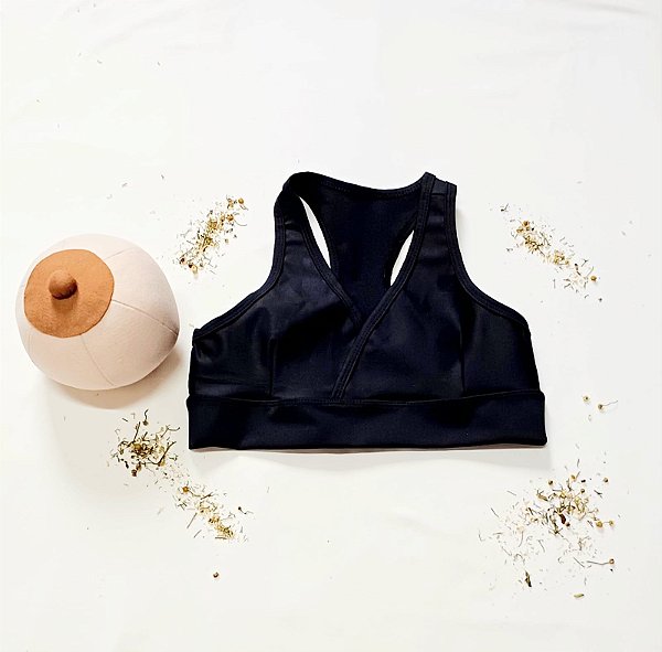 Sutiã Top para Amamentação - PRETO