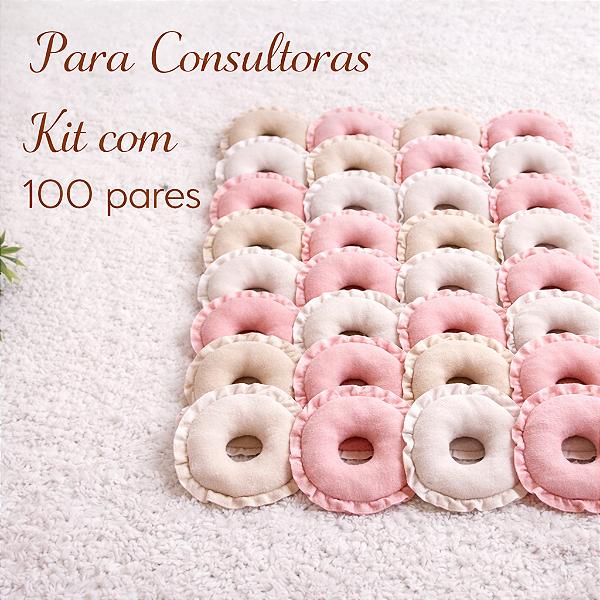 100 Pares Rosquinha para Amamentação