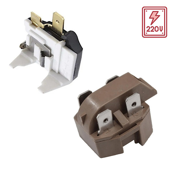Rele PTC + Protetor Térmico Universal Para Geladeira 220v