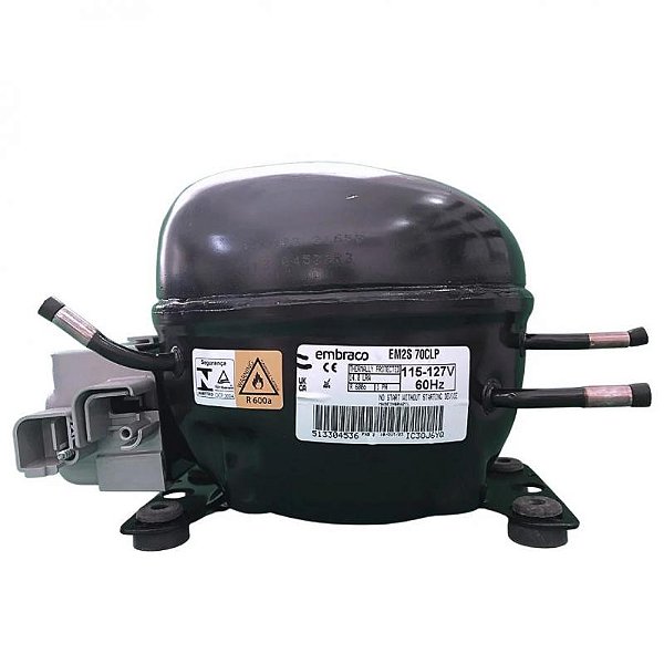 COMPRESSOR EMBRACO 1/5+ 110V R600 EM2S70CLP
