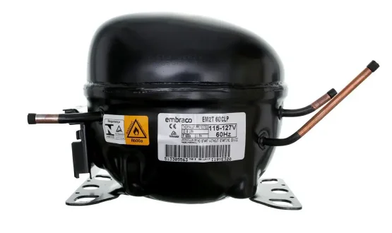 COMPRESSOR EMBRACO 1/6 110V R600 EM2T60CLP