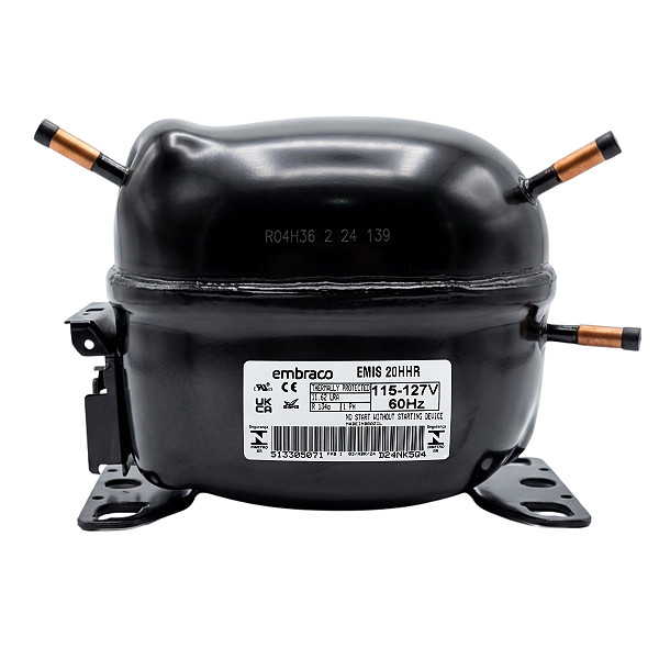 COMPRESSOR EMBRACO 1/12 110V R134 EMIS20HHR