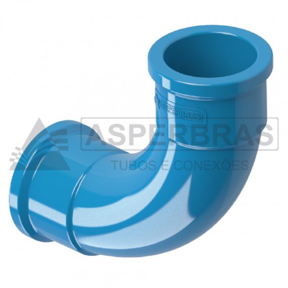 Curva Longa 90 Graus PVC - Irriga - Agropecuario BB De25mm (3/4")
