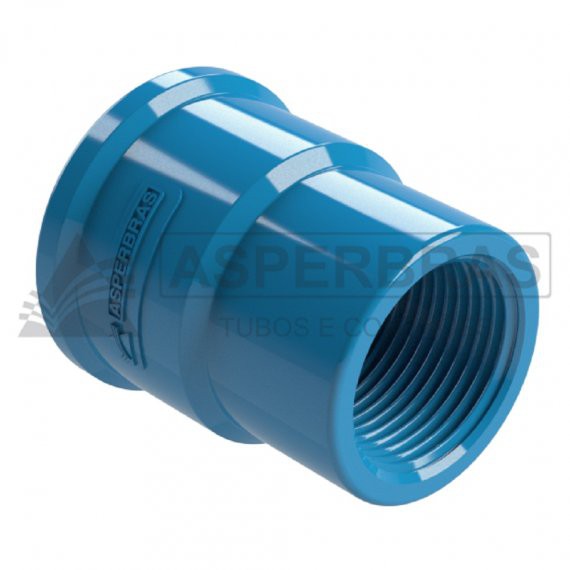 Luva Mista Soldavel com Rosca PVC Agropecuario De25 X 1/2" - Asperbras