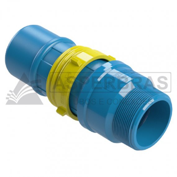 Inicial Macho PVC Irriga Rosca DN75 X 2.1/2" RE - Asperbras