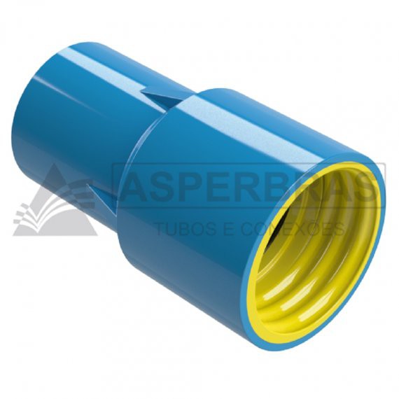 Ponta Fêmea PVC Irriga Engate Rosca Dn50 - Asperbras