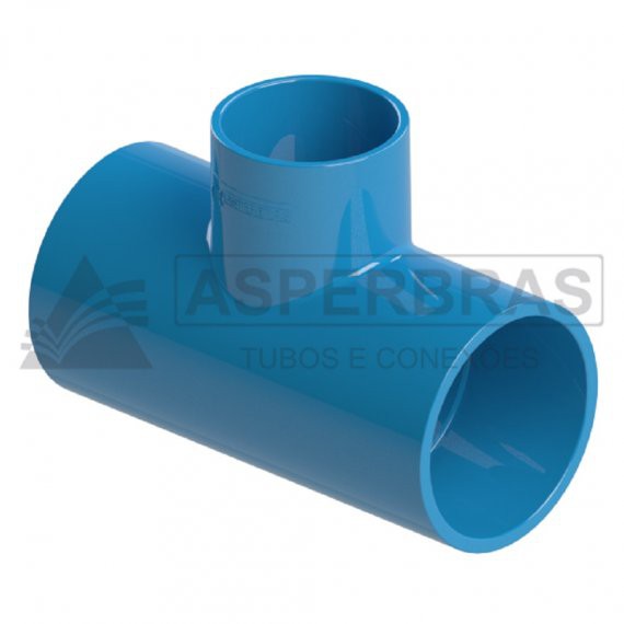 TE Redução PVC Irriga Soldável DN50 X DE25 (1.1/2" x 3/4") - Asperbras