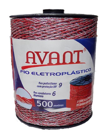 Fio Eletroplástico AVANT Vermelho 500 metros - Multipec