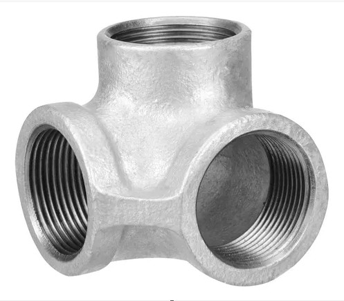 Cotovelo 3 vias 1.1/2" -  Galvanizada