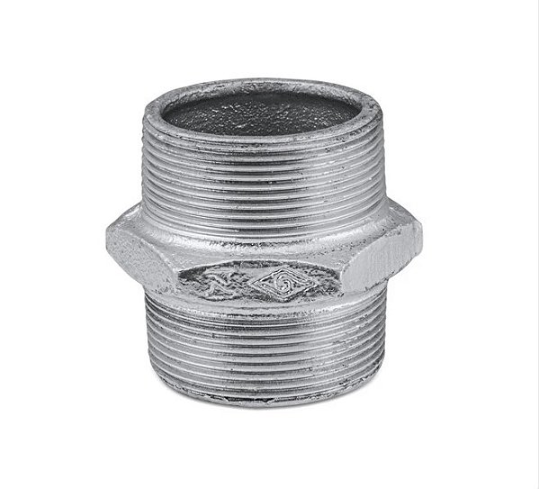 Niple Duplo 3" M/M - Galvanizada