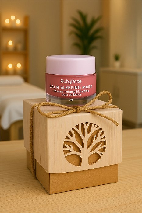 Máscara Noturna Hidratante Para Lábios Balm Sleeping Mask Ruby Rose HB-8530