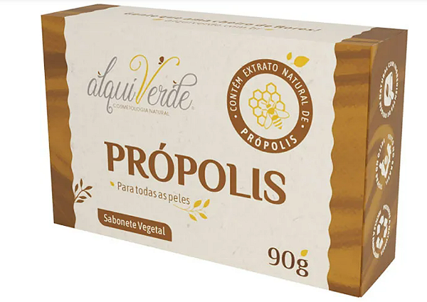 Sabonete Vegetal Própolis 90g - Natural