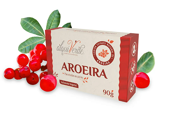 Sabonete Vegetal de Aroeira 90g - Natural