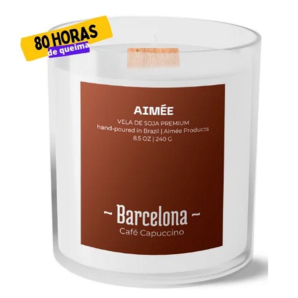 Aimée Velas Perfumadas BARCELONA CAFÉ CAPUCCINO 240gr
