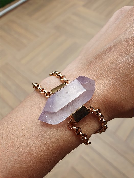 Pulseira Ametista Biterminada