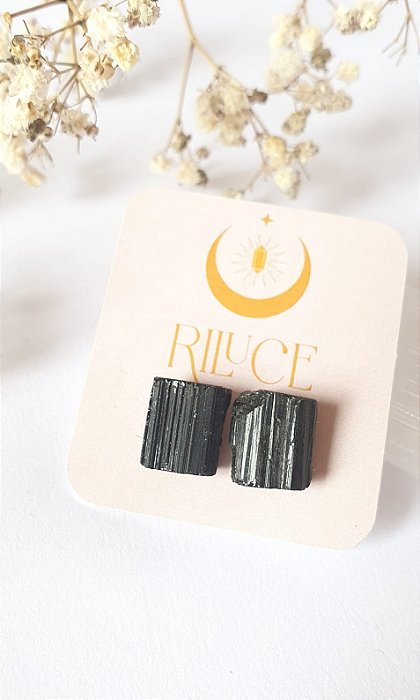 Brinco Turmalina Negra