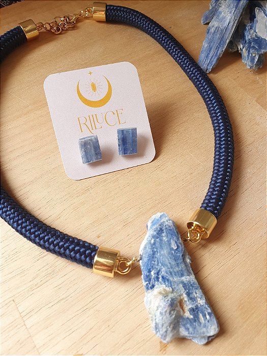 Conjunto Cianita Azul