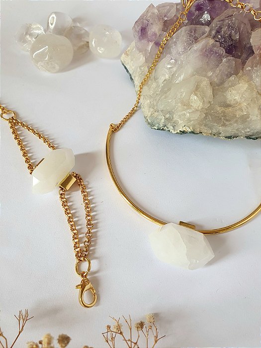 Conjunto Alvorada Quartzo Branco Biterminado