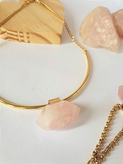 Alvorada Quartzo Rosa Biterminado