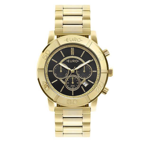 Relógio Euro Feminino Delux Dourado