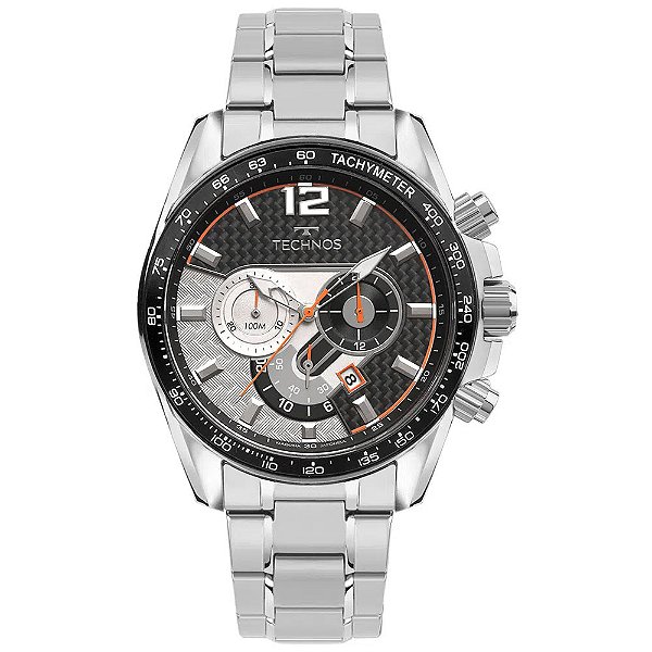 Relógio Technos Masculino TS Carbon Prata