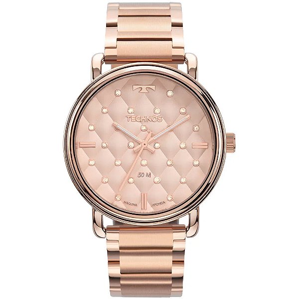 Relógio Technos Feminino Trend Rosé 2039CN4T