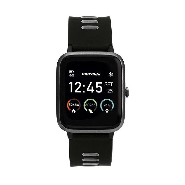 Smartwatch Mormaii Life GPS Touchscreen Preto MOLIFEGAA8C