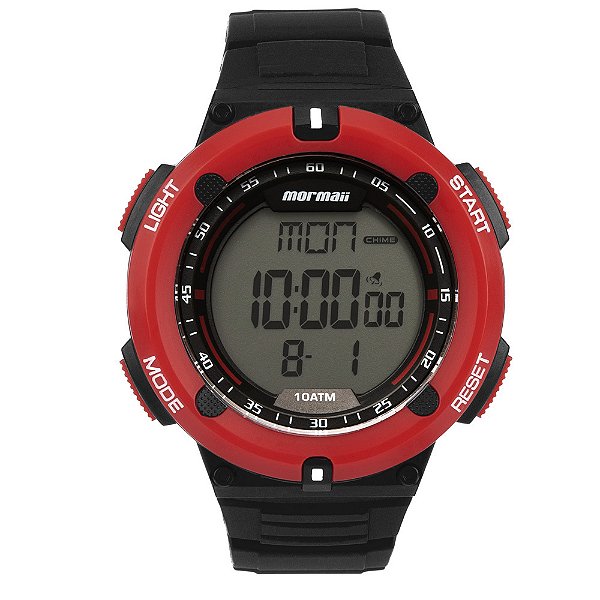 Relógio Masculino Mormaii Digital Borracha