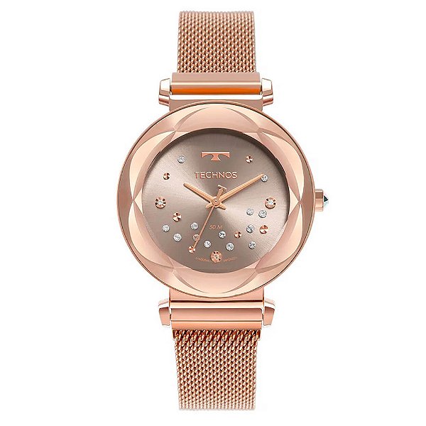 Relógio Technos Crystal Rosé 2039DE1C