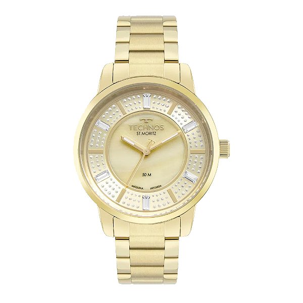 Relógio Feminino St.moritz Dourado