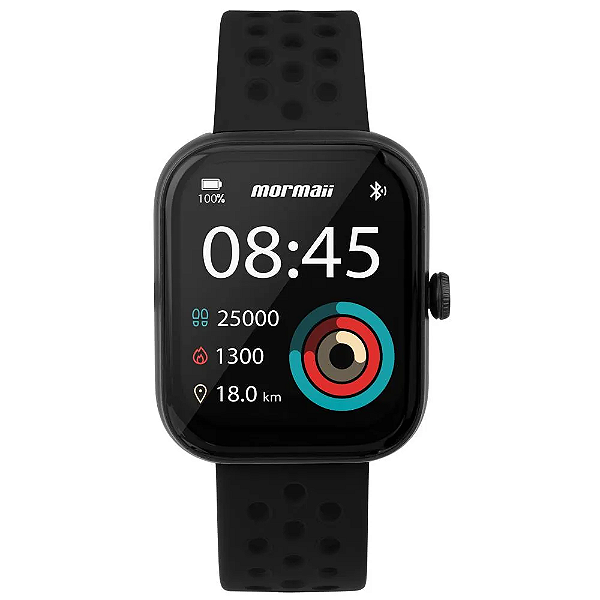 Relógio Smartwatch Mormaii Life Ultra Preto MOLIFEUAI8P