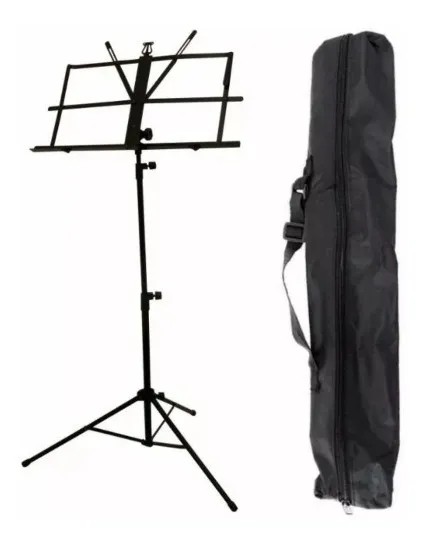 Estante Partitura Pedestal Dobrável Com Bag - Mxt