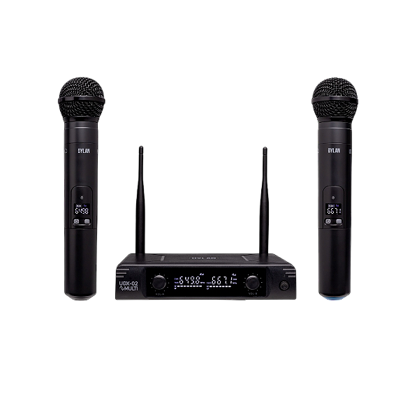 Microfone Sem - Fio Uhf Dylan UDX-02 MULTI
