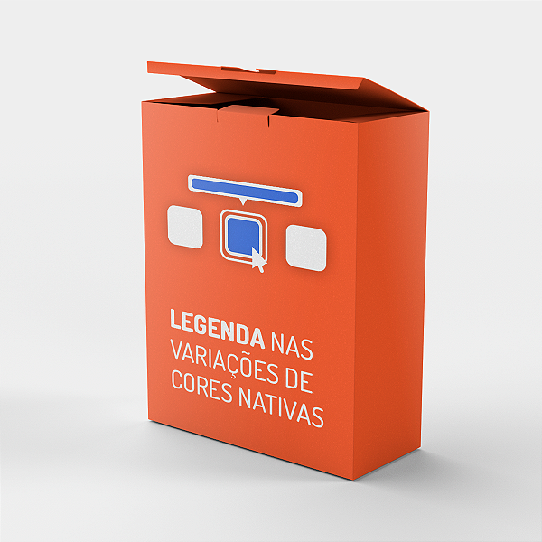 Legenda nas variações de Cores Nativas