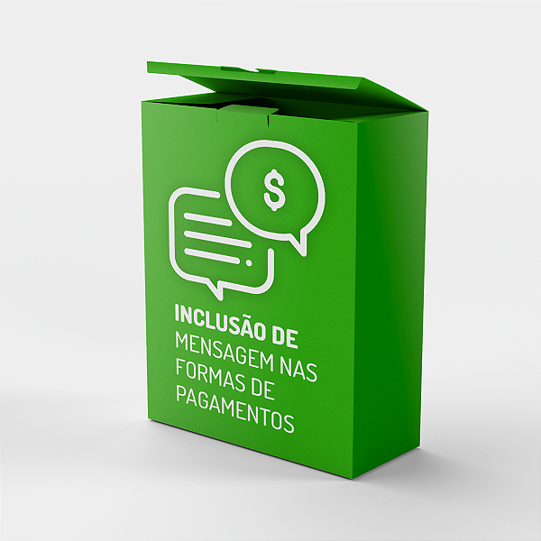 Inclusão de Mensagem nas Formas de Pagamentos