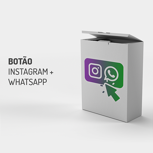 Botão WhatsApp + Instagram