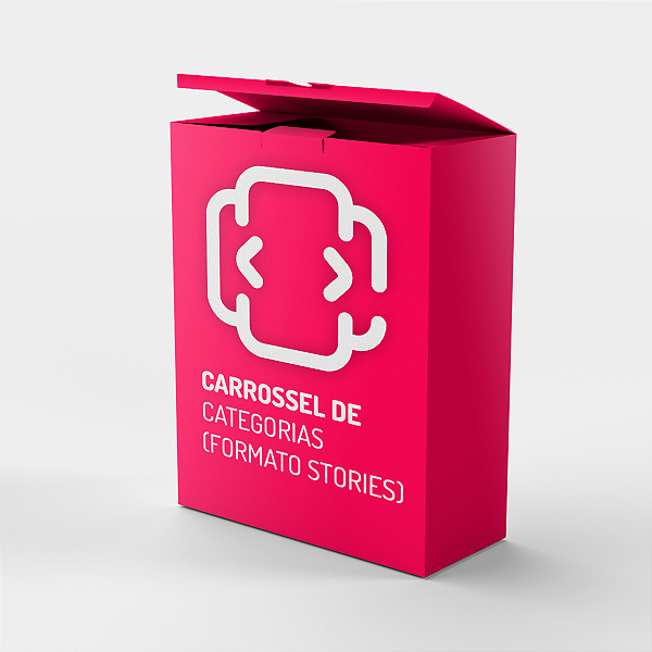 Carrossel de Categorias Formato Stories