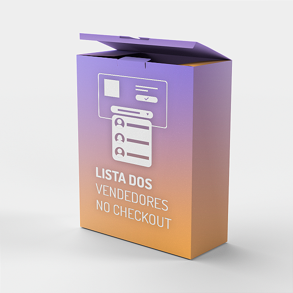 Lista dos Vendedores no Checkout