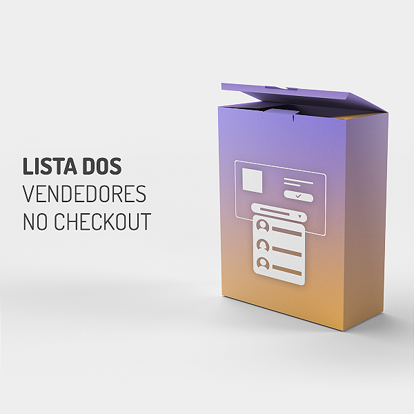 Lista dos Vendedores no Checkout