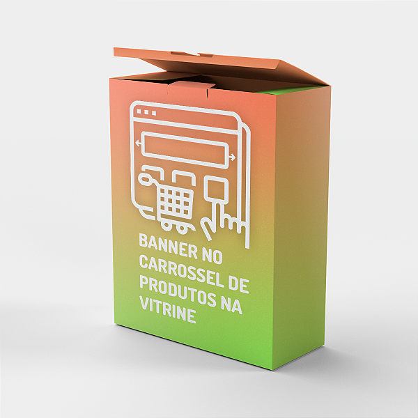 Banner no Carrossel de Produtos da Vitrine