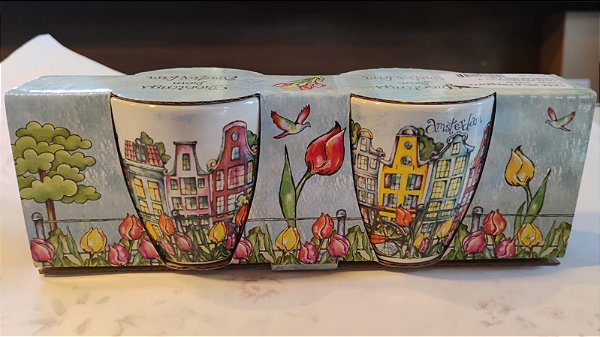 Conjunto caneca cafá
