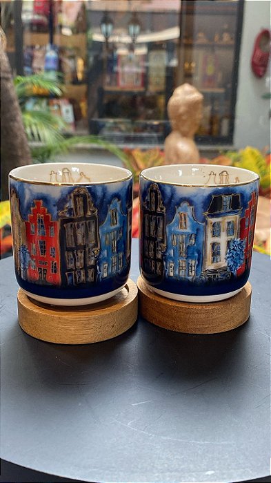 Conjunto Caneca Canal Houses 100ml