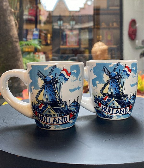 Conjunto Caneca Café Holland