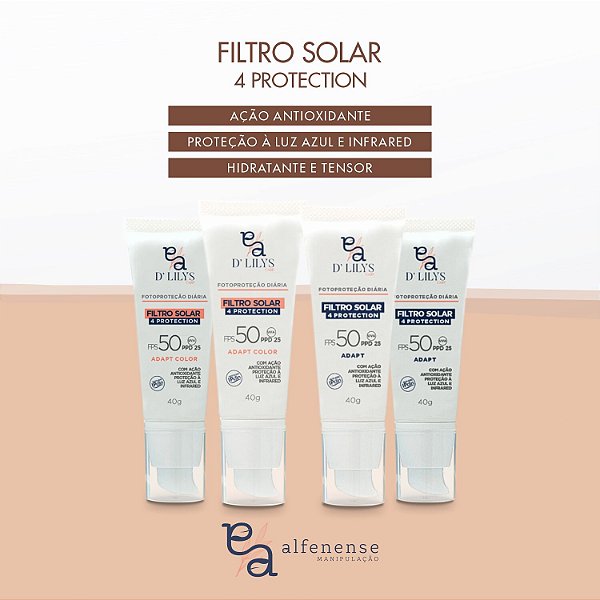 FILTRO SOLAR ADAPT FPS 50 PPD 25 - 40G - D´LILYS