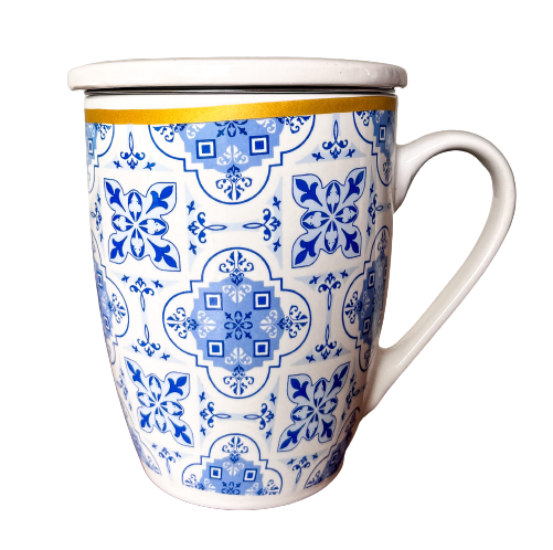 Caneca Infusora de chás Azulejo Português